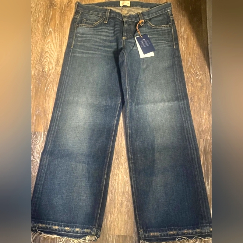 Simon Miller Women's Vintage Indigo Wide Leg Cutoff Jeans 24 Nwt